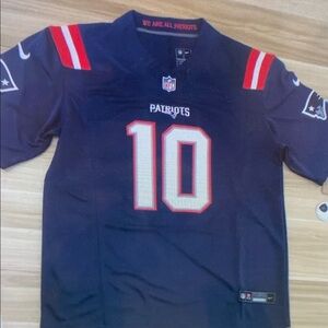 💛Drake Maye Navy Vapor Jersey Stitched❤️